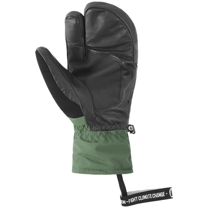 Picture Organic Spark Lobster Mittens Green