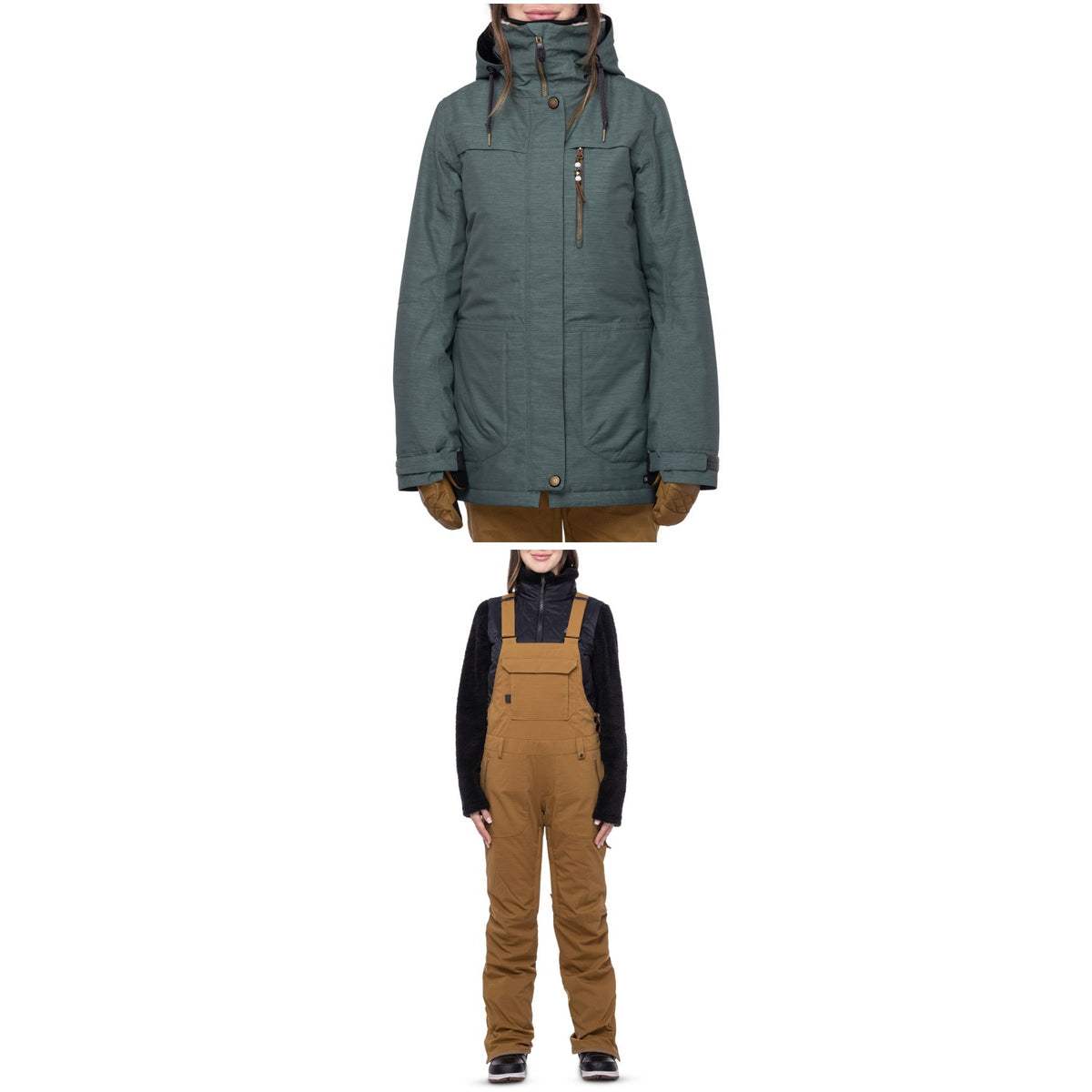 686 Spirit Insulated Jacket + Black Magic Bibs - Women's 2023