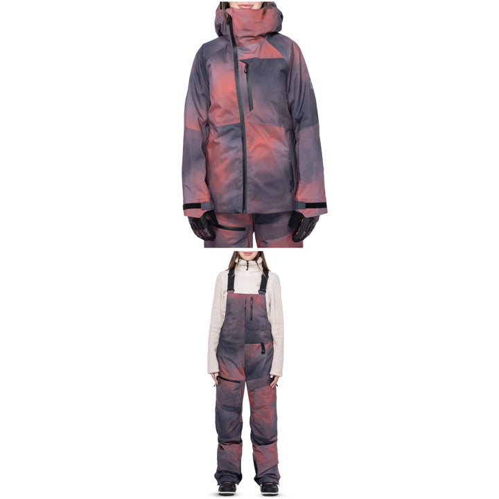 686 Hydra Insulated Jacket + Geode Thermagraph Bibs - Women's 2023