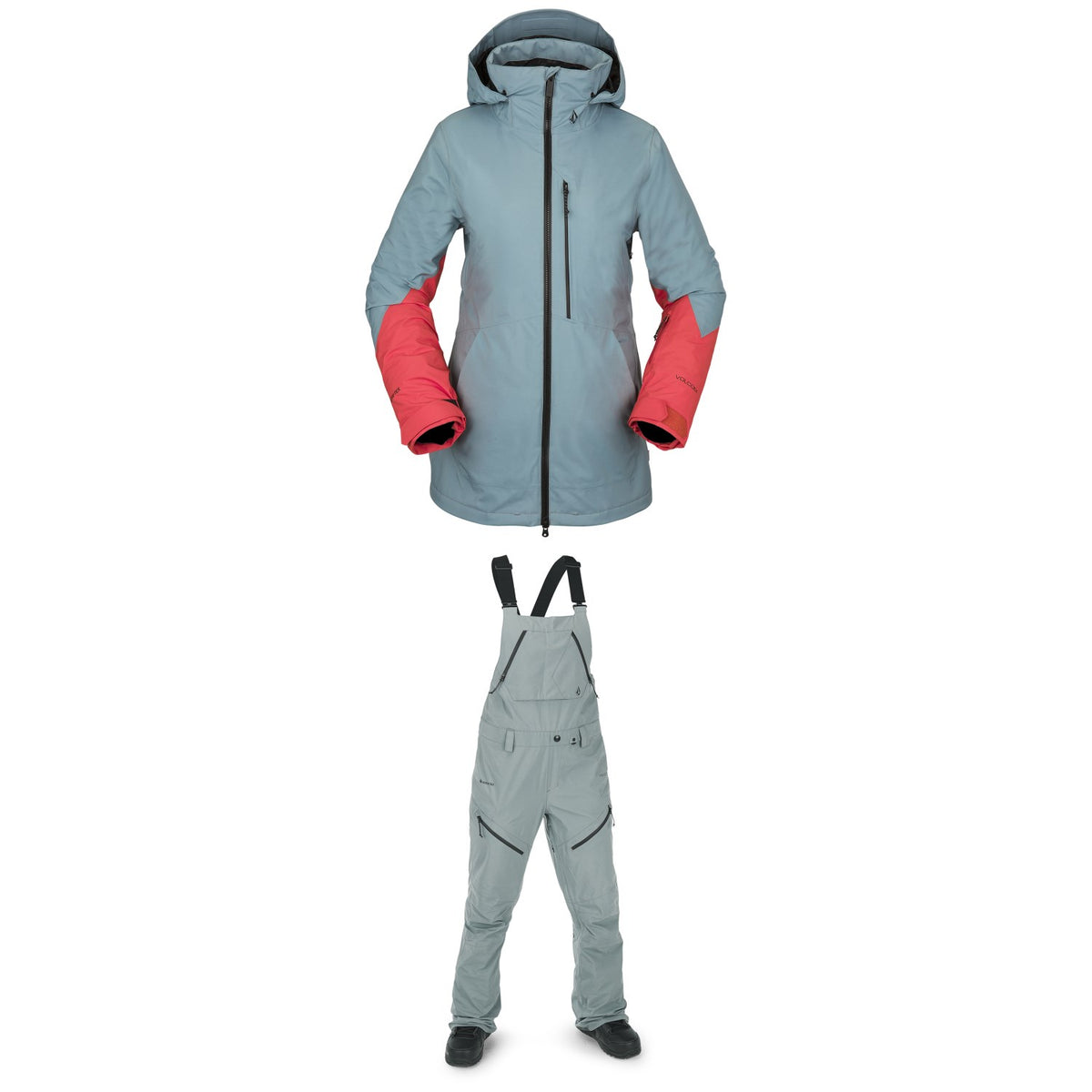 Volcom 3D Stretch GORE-TEX Jacket + Elm  Bib Overalls - Women's 2023