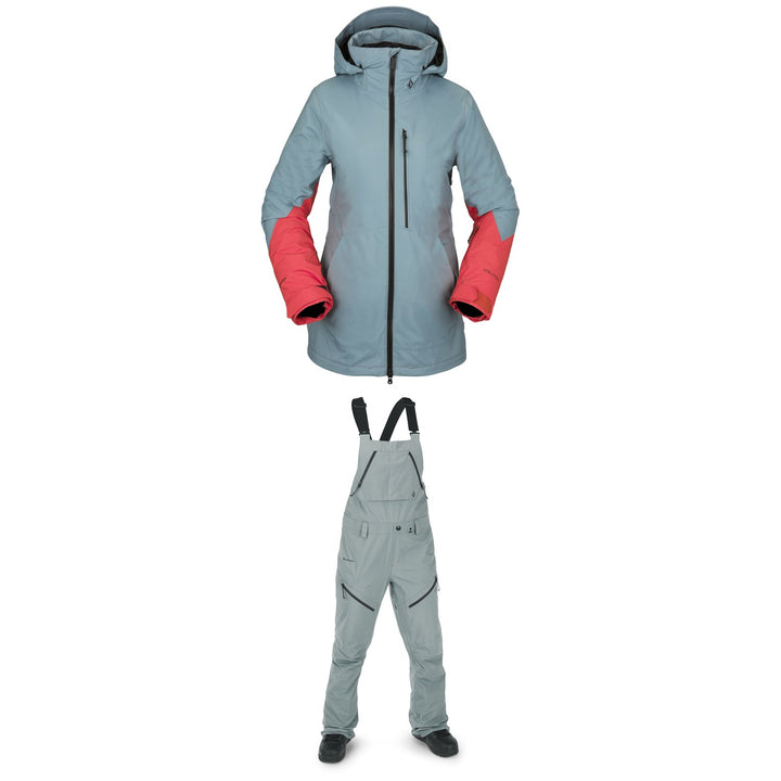 Volcom 3D Stretch GORE-TEX Jacket + Elm  Bib Overalls - Women's 2023