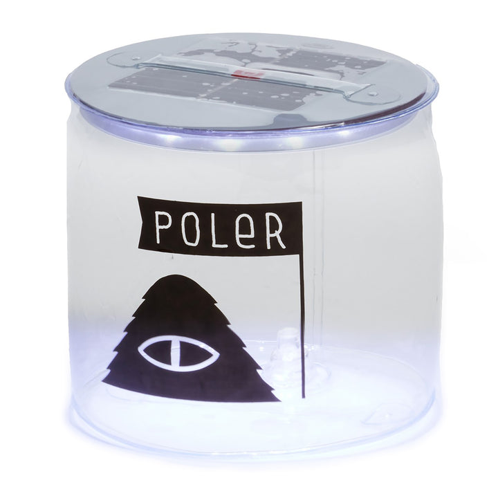 Poler Inflatable Solar Lamp Clear