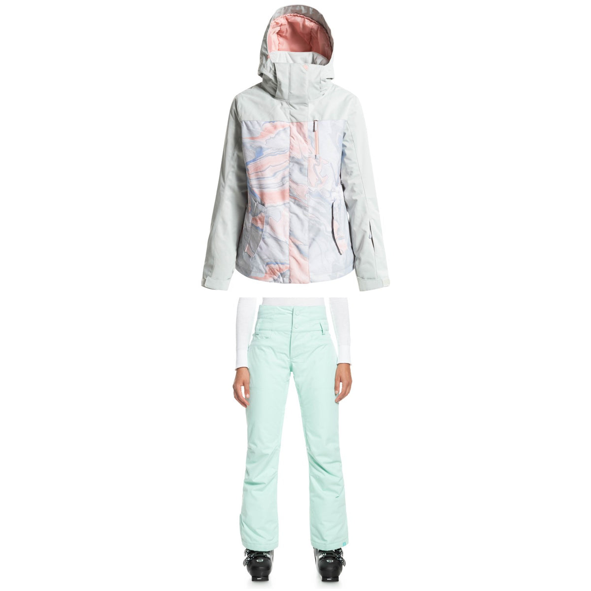 Roxy Jetty Block Jacket + Diversion Pants - Women's 2023