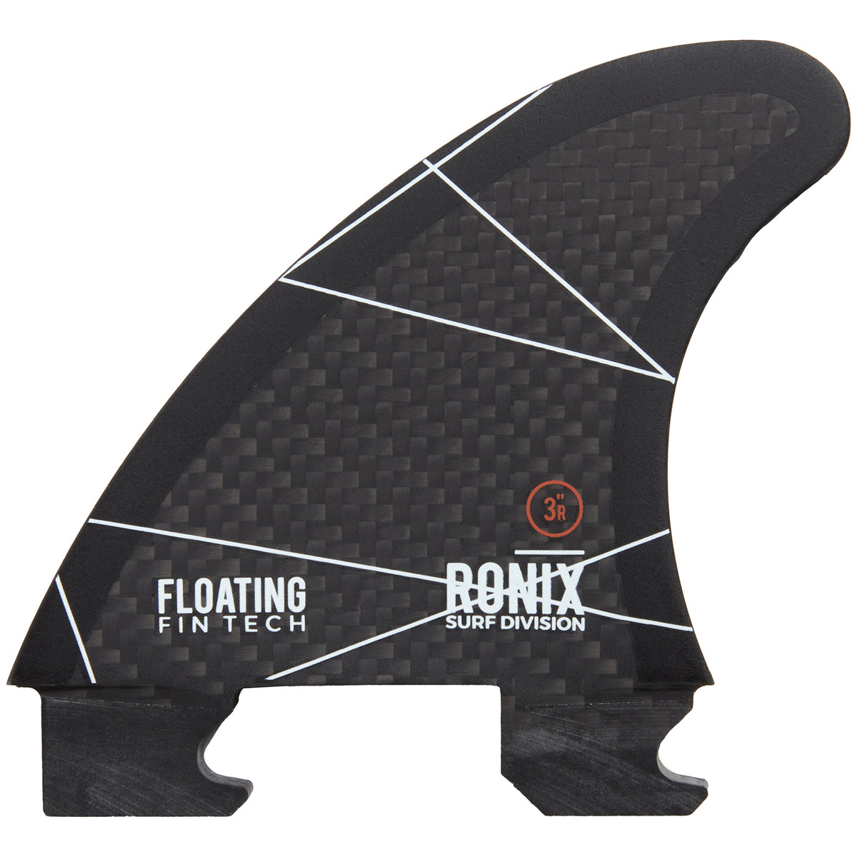 Ronix Fin-S 2.0 Right Surf Fin Charcoal