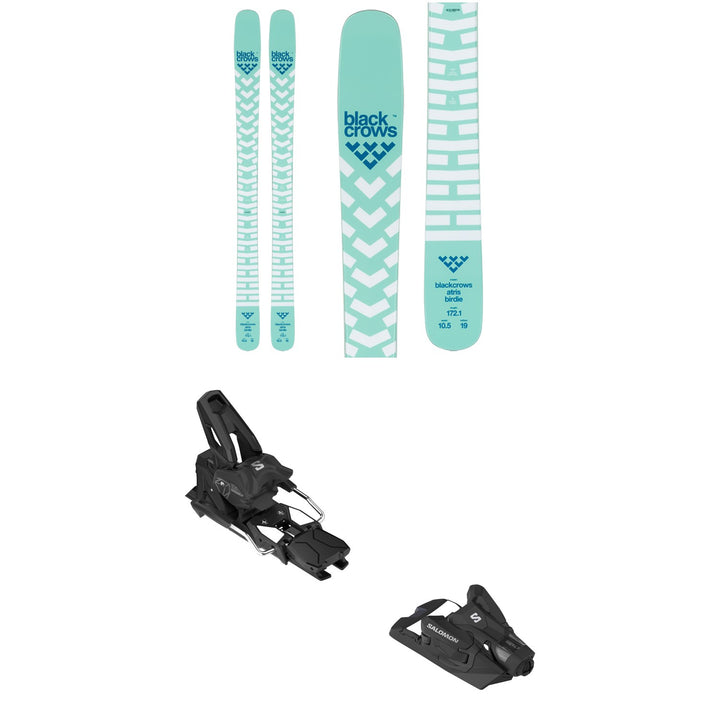 Black Crows Atris Birdie Skis - Women's + Salomon Strive 14 GW Ski Bindings