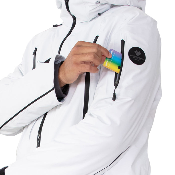 Obermeyer Highlands Shell Jacket - Men's White
