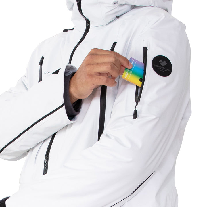 Obermeyer Highlands Shell Jacket - Men's White