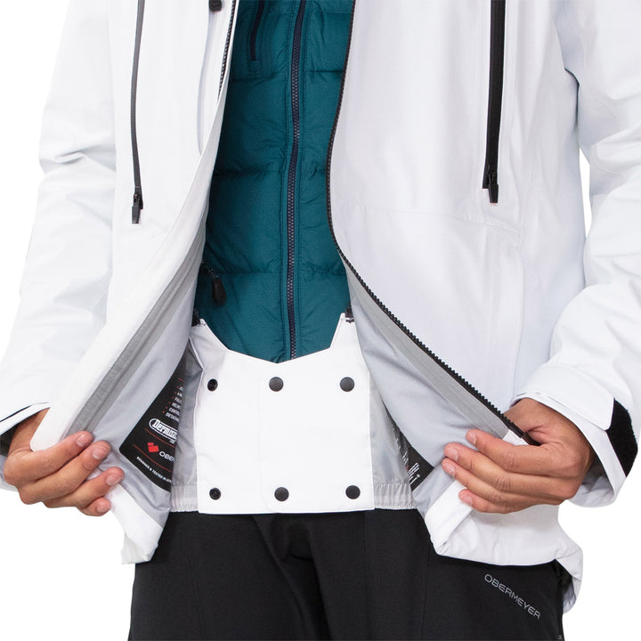 Obermeyer Highlands Shell Jacket - Men's White