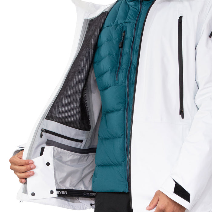 Obermeyer Highlands Shell Jacket - Men's White