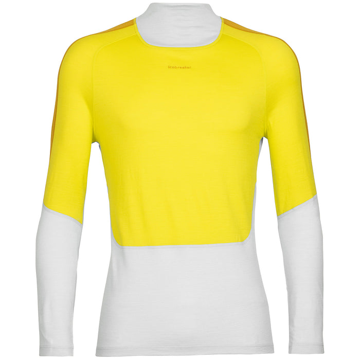 Icebreaker 200 Sonebula High Neck Top - Men's Ether/Shine/Silent Gold/CB