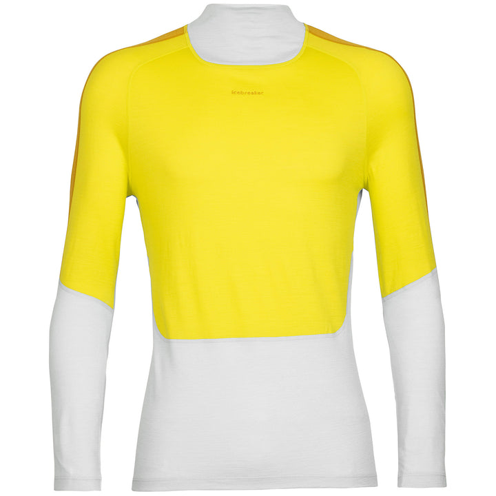 Icebreaker 200 Sonebula High Neck Top - Men's Ether/Shine/Silent Gold/CB