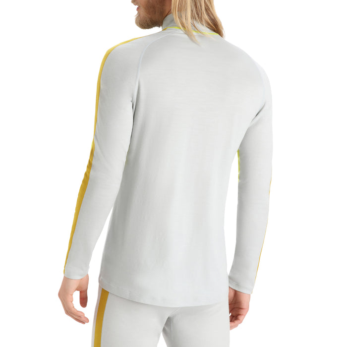 Icebreaker 200 Sonebula High Neck Top - Men's Ether/Shine/Silent Gold/CB