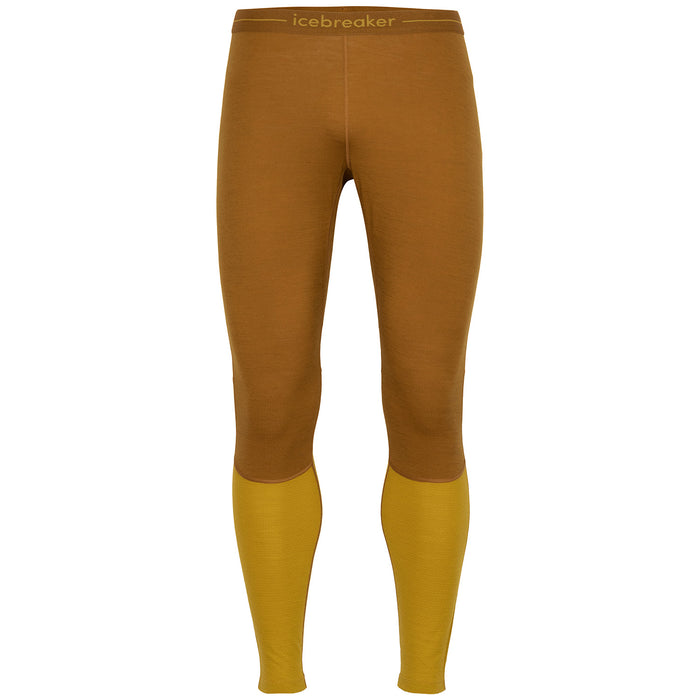 Icebreaker 200 ZoneKnit™ Leggings - Men's Clove/Silent Gold/CB