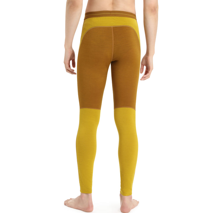 Icebreaker 200 ZoneKnit™ Leggings - Men's Clove/Silent Gold/CB