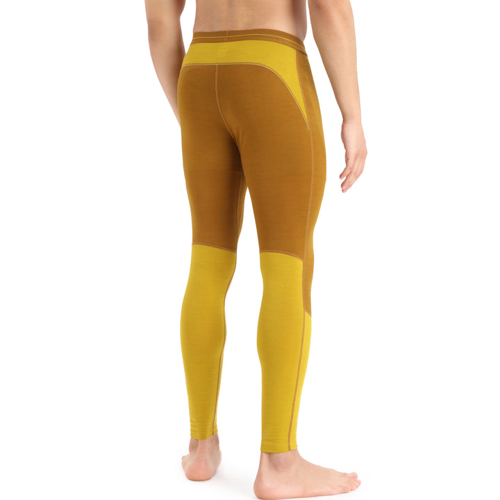 Icebreaker 200 ZoneKnit™ Leggings - Men's Clove/Silent Gold/CB