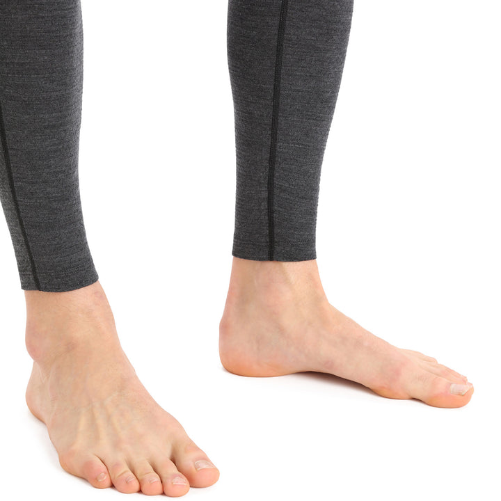 Icebreaker 260 ZoneKnit™ Leggings - Men's Black/Jet Heather/CB