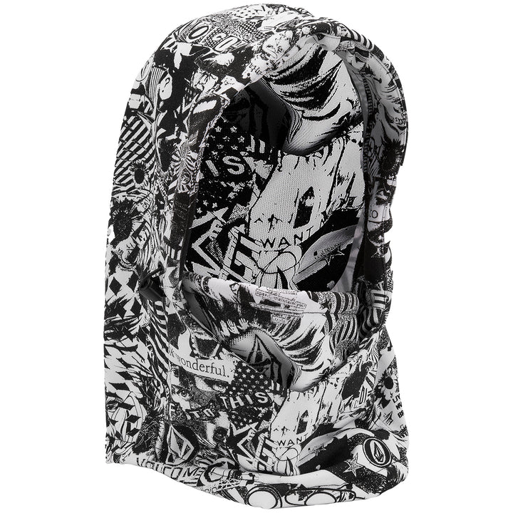 Volcom Hydro Fleece Hood Thingy Black/White