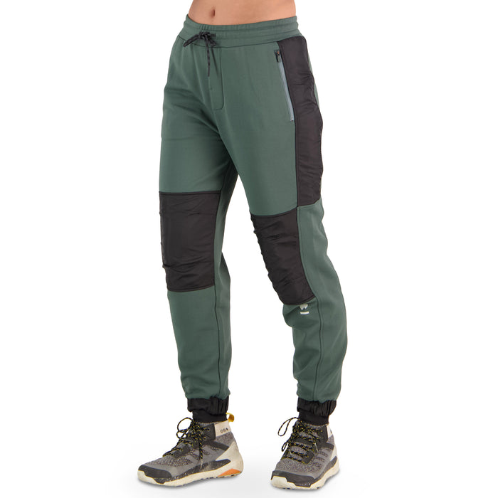 MONS ROYALE Decade Pants - Women's Burnt Sage/Black