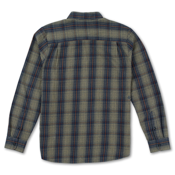 Volcom Heavy Twills Long-Sleeve Flannel - Men's Khaki