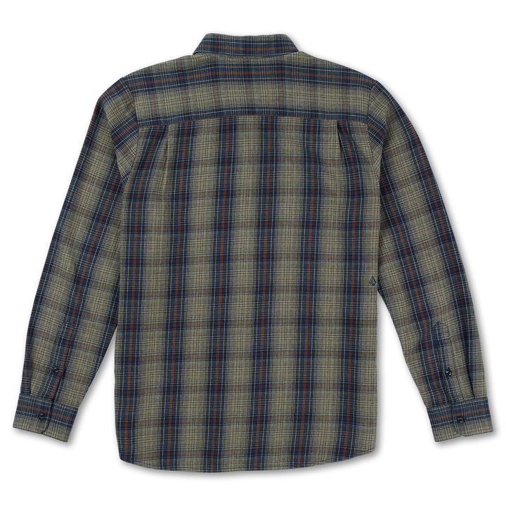 Volcom Heavy Twills Long-Sleeve Flannel - Men's Khaki