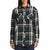 The North Face Valley Twill Flannel Shirt - Women's Shady Blue Large Icon Plaid 2