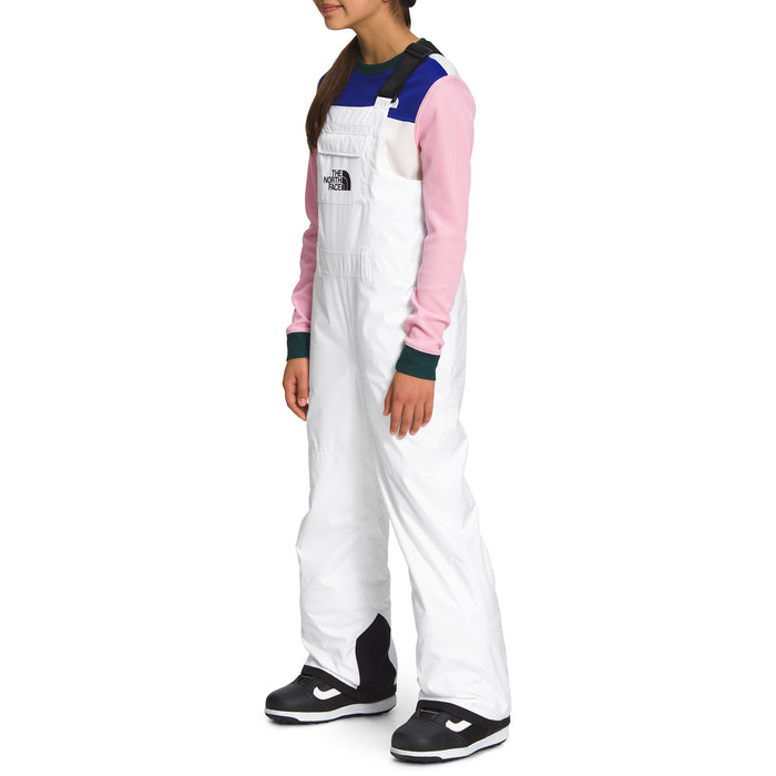 The North Face Teen Freedom Insulated Bib - Kids' TNF White