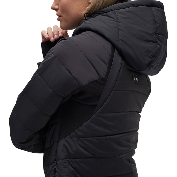 Le Bent Genepi Wool Insulated Hooded Jacket - Women's Black
