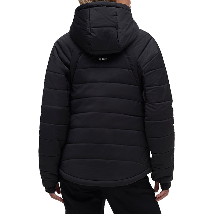 Le Bent Genepi Wool Insulated Hooded Jacket - Women's Black