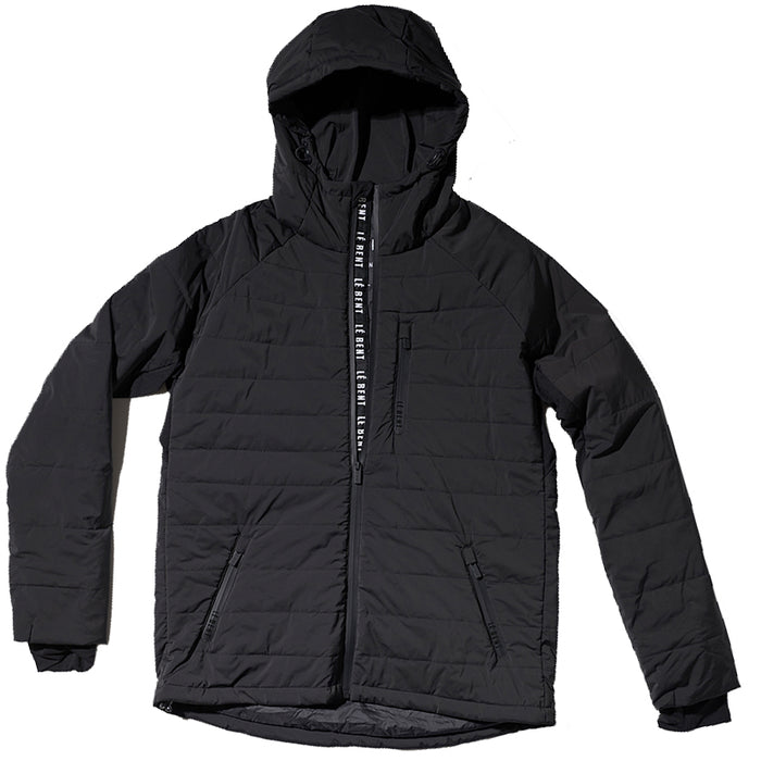 Le Bent Pramecou Wool Insulated Hooded Jacket - Men's Black