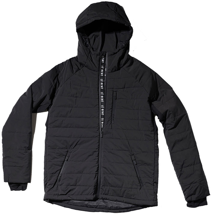 Le Bent Pramecou Wool Insulated Hooded Jacket - Men's Black