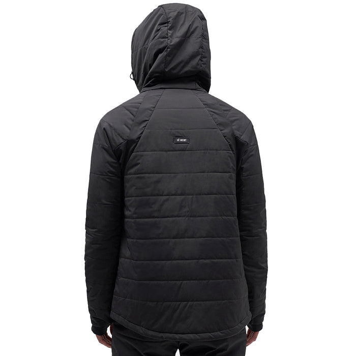 Le Bent Pramecou Wool Insulated Hooded Jacket - Men's Black