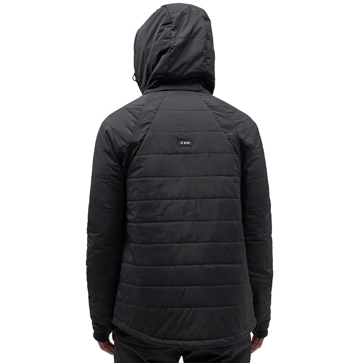 Le Bent Pramecou Wool Insulated Hooded Jacket - Men's Black