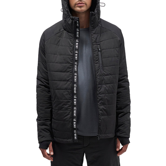 Le Bent Pramecou Wool Insulated Hooded Jacket - Men's Black