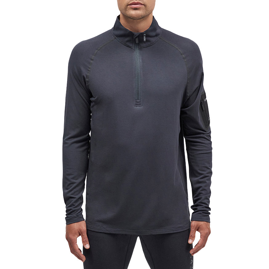 Le Bent Core 260 1/4 Zip Top - Men's Dark Cloud