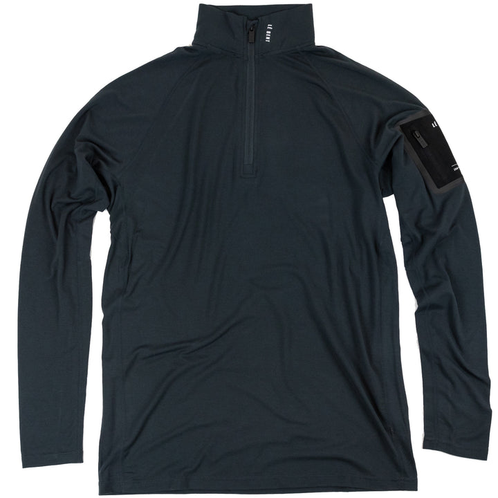 Le Bent Core 260 1/4 Zip Top - Men's Dark Cloud