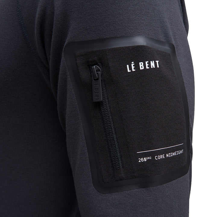 Le Bent Core 260 1/4 Zip Top - Men's Dark Cloud