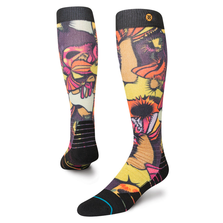 Stance Mushies Snow Socks Maroon