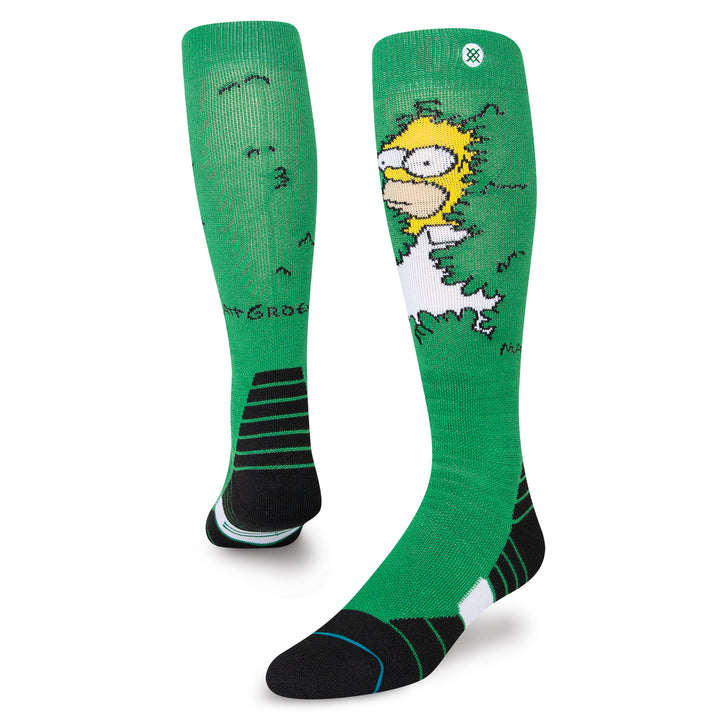 Stance Homer Snow Socks Green