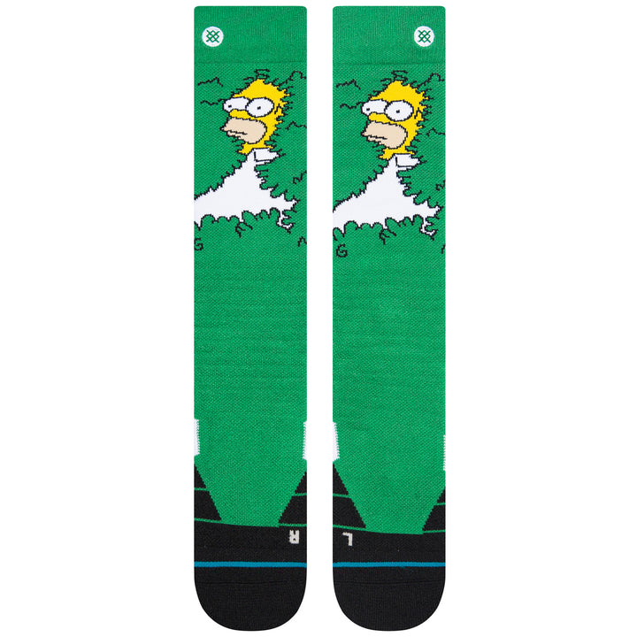 Stance Homer Snow Socks Green