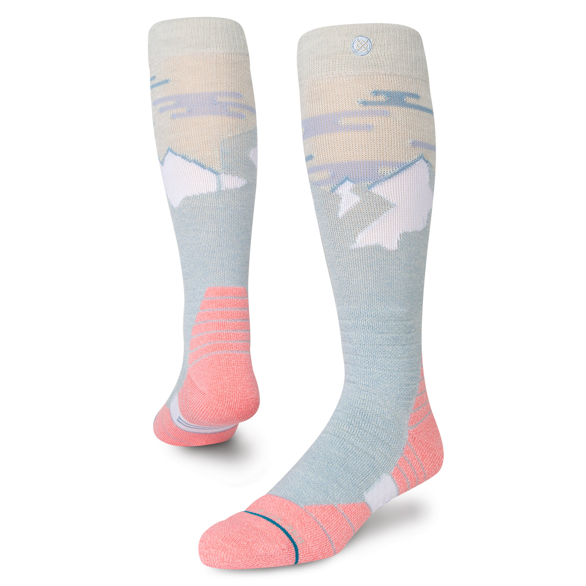 Stance Route 2 Snow Socks Light Blue