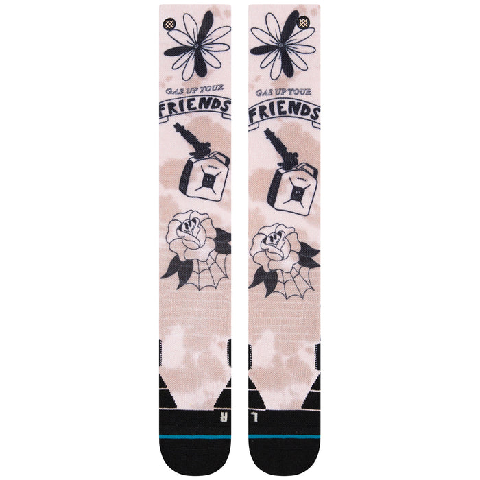 Stance Gassed Up Snow Socks Off White