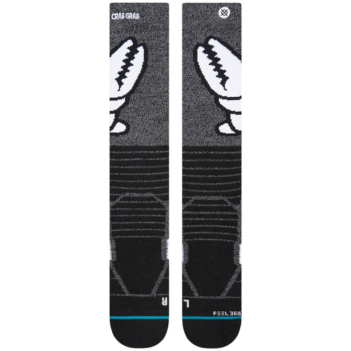 Stance Crab Grabber Snow Socks Black