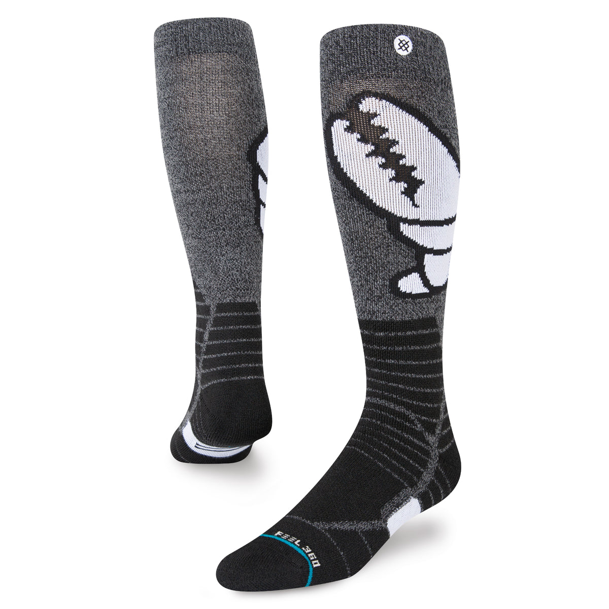 Stance Crab Grabber Snow Socks Black