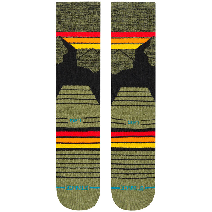 Stance Phelan Socks - Unisex Olive