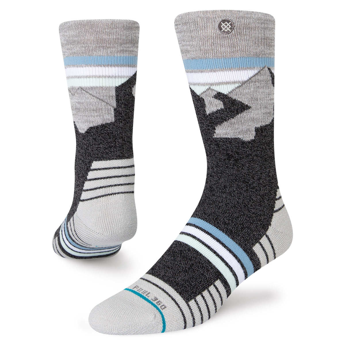 Stance Camp Phelan Socks - Unisex Grey