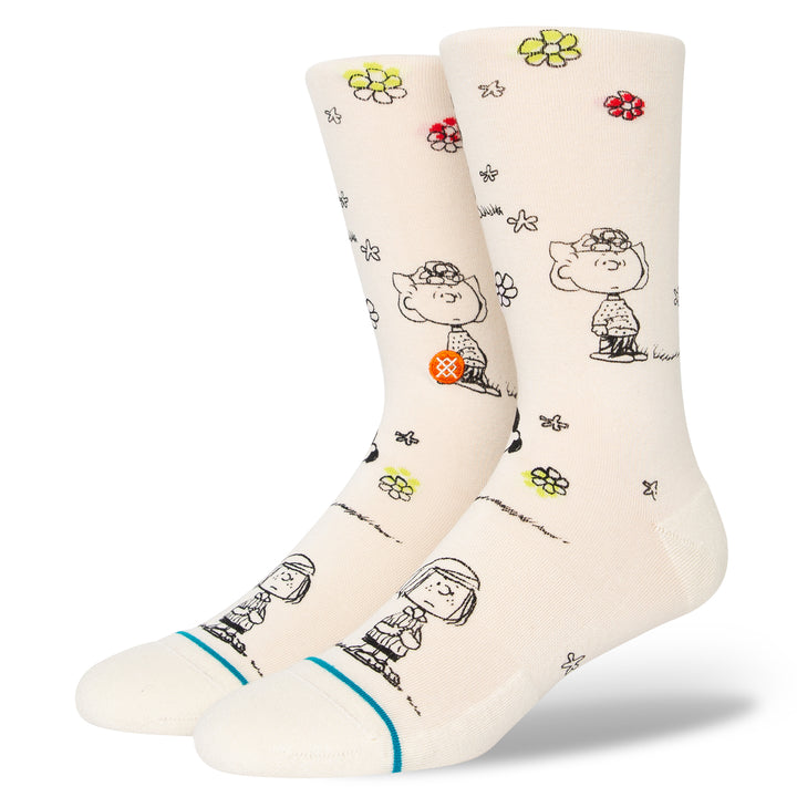 Stance Girl Power Socks Off White