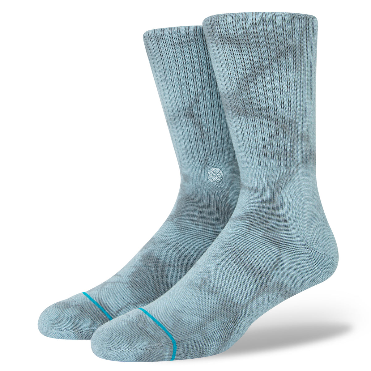 Stance Icon Dye Socks Blue Steel