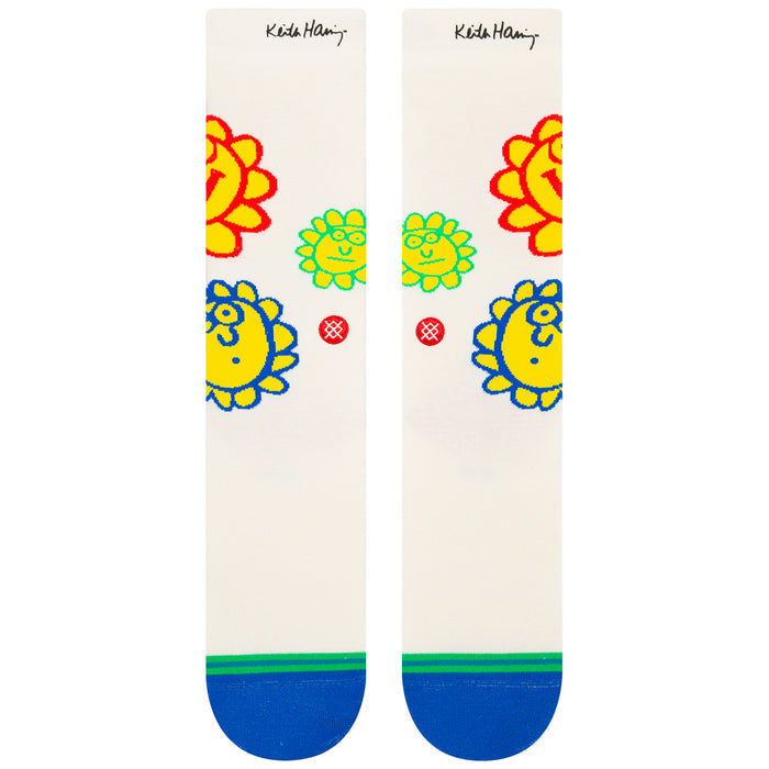 Stance Happy Fields Socks Off White