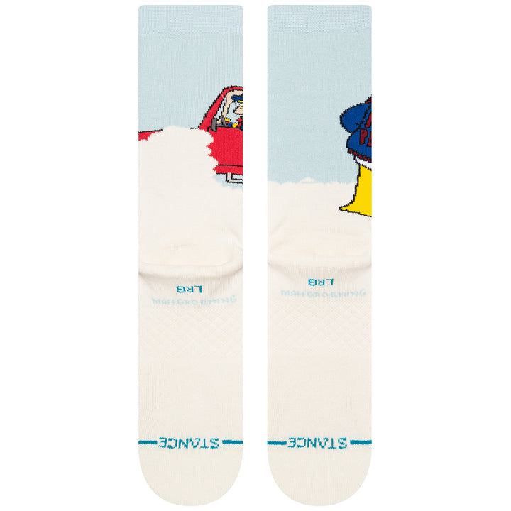 Stance Mr. Plow Socks Light Blue