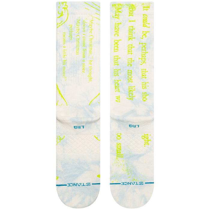 Stance Merry Grinchmas Socks Off White